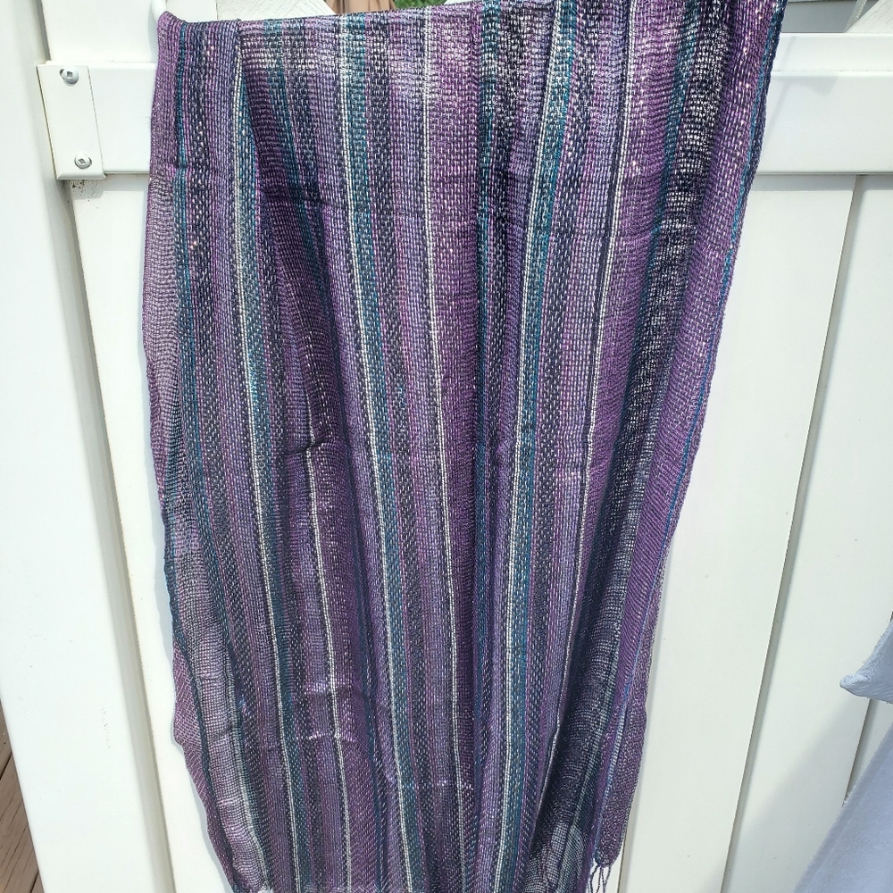 2 scarves 🧣💜🖤 - Picture 3 of 5